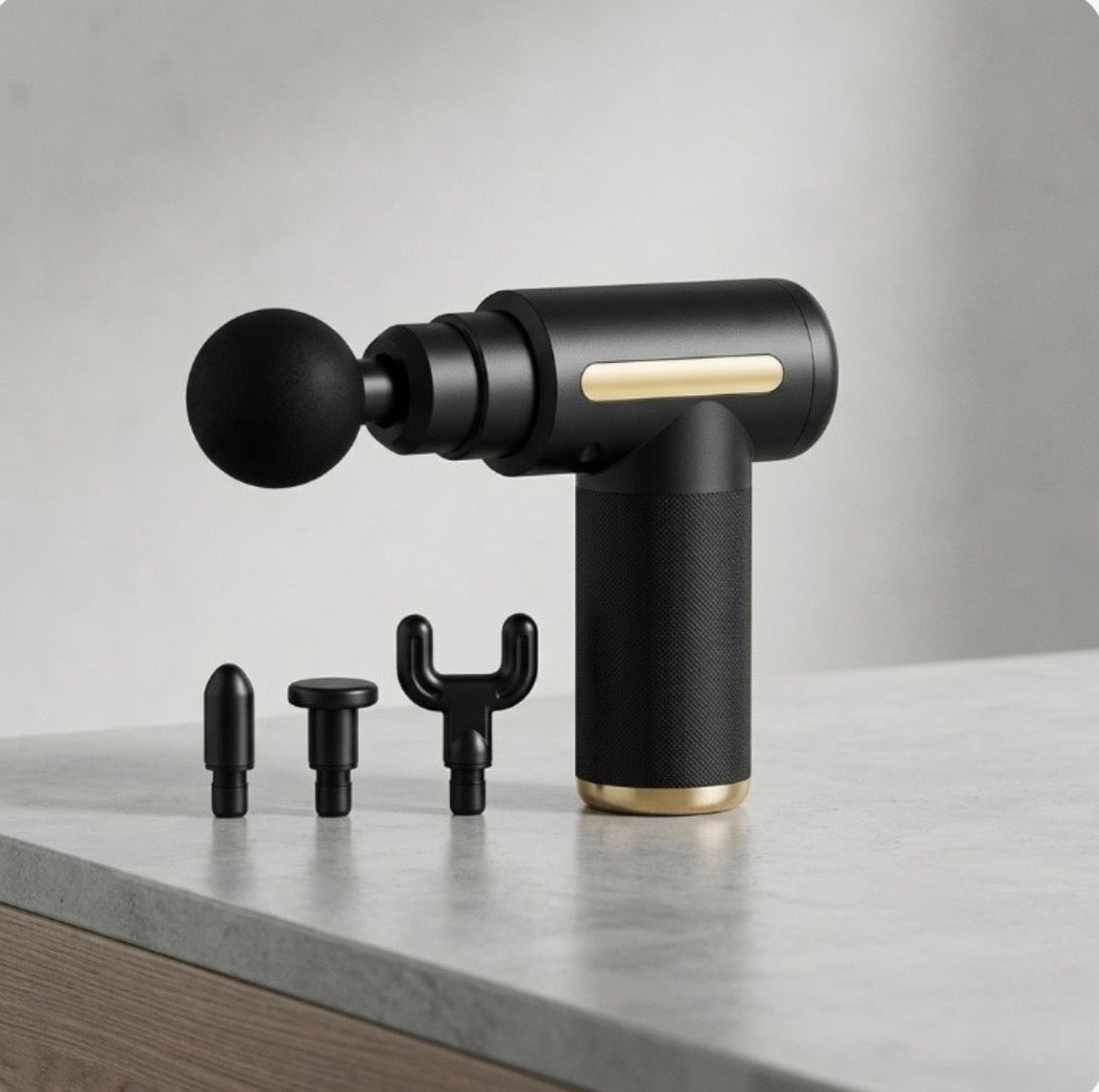 Blueidea Professional Massage Gun With 4 Replaceable Heads