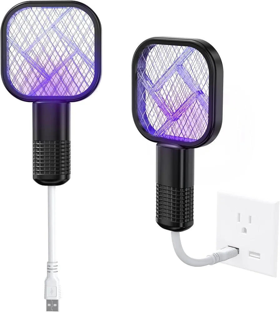 2-in-1 Mosquito Killer Racquet & Night Lamp (Random Colors)